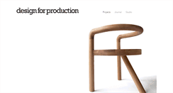 Desktop Screenshot of designforproduction.com